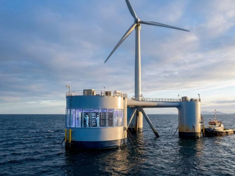 Floating Wind Turbines Could Power the Next Generation of AI Data Centers